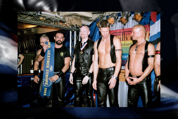 MR. LEATHER EUROPE 2003 - Prima della proclamazione [Hamburg - 3-5 ottobre 2003]