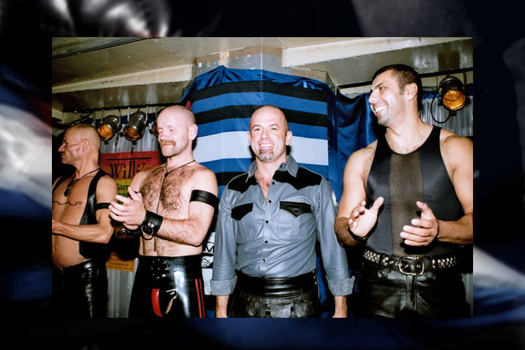 MR. LEATHER EUROPE 2003 - Prima della premiazione [Hamburg - 3-5 ottobre 2003]